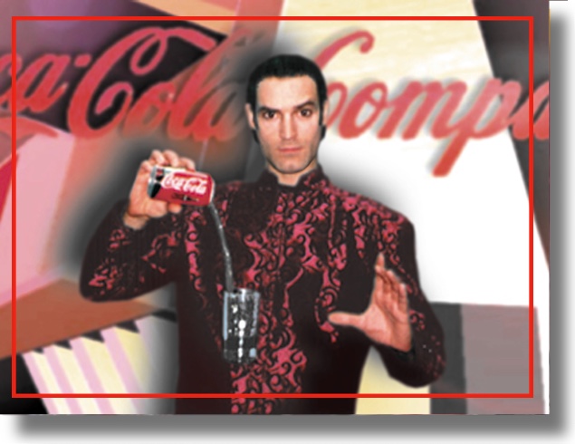 Coca Cola Clean Comedy Magician Corporate Comedy Magician For Private Events and Trade Shows in Los Angeles